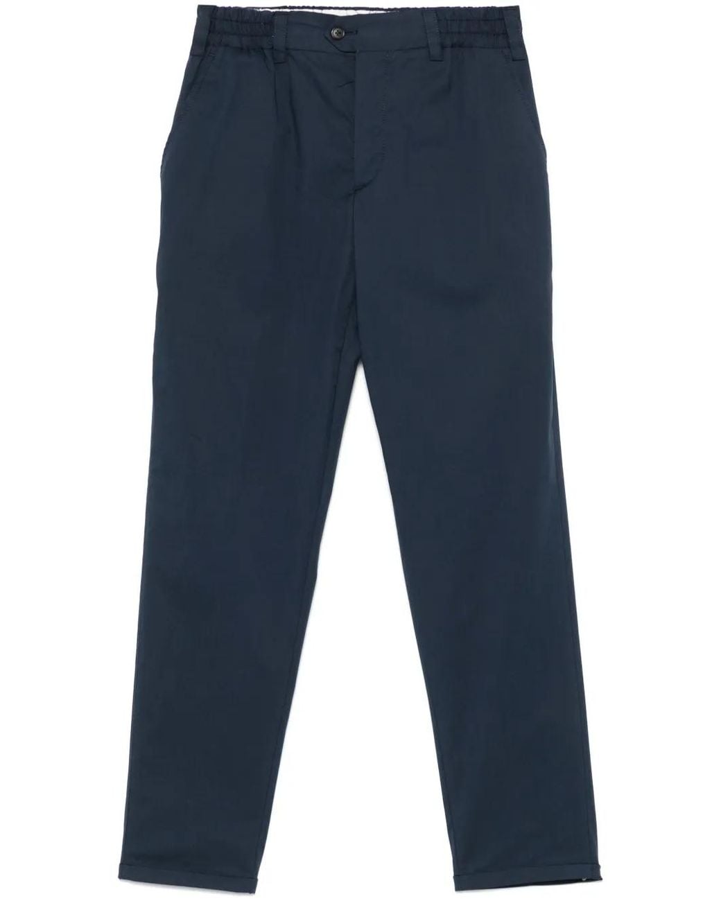 PT Torino Blue Uorebel Trousers for men