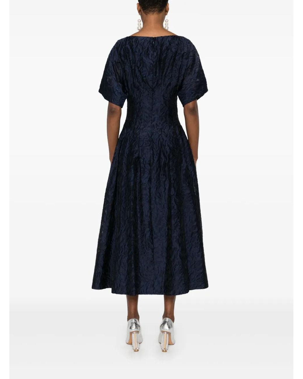 Jonathan Simkhai Blue Rosalie Maxi Dress