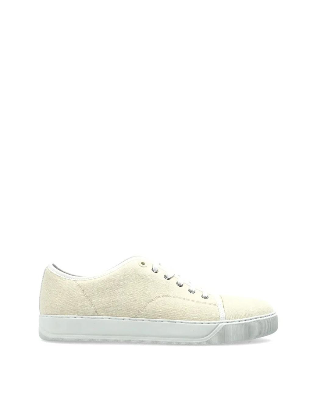 Lanvin White Dbb1 Canvas Sneakers for men