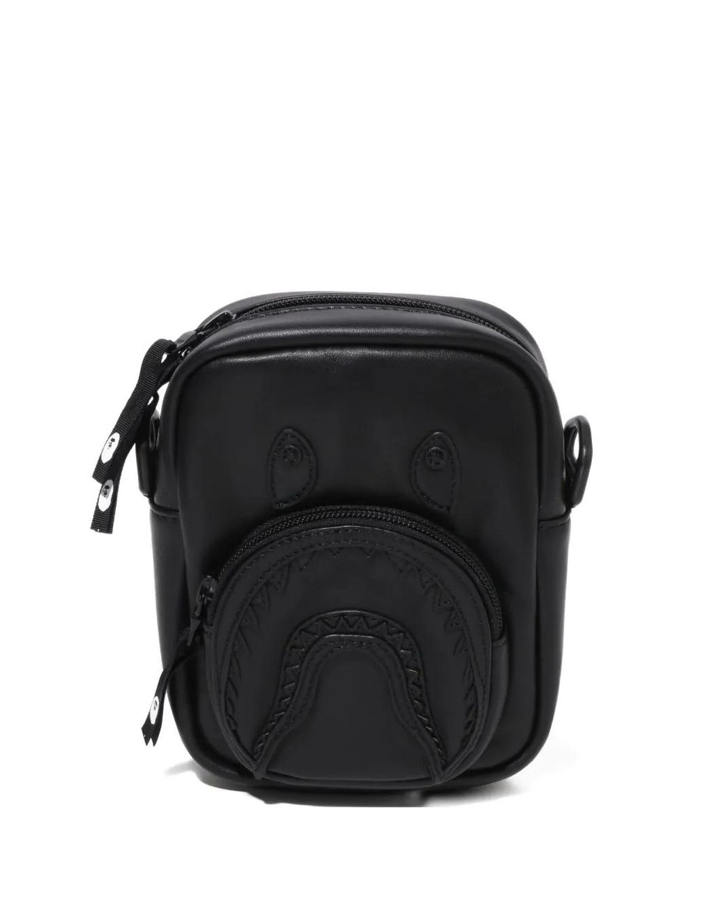 Borsa Messenger Con Zip di A Bathing Ape in Black da Uomo