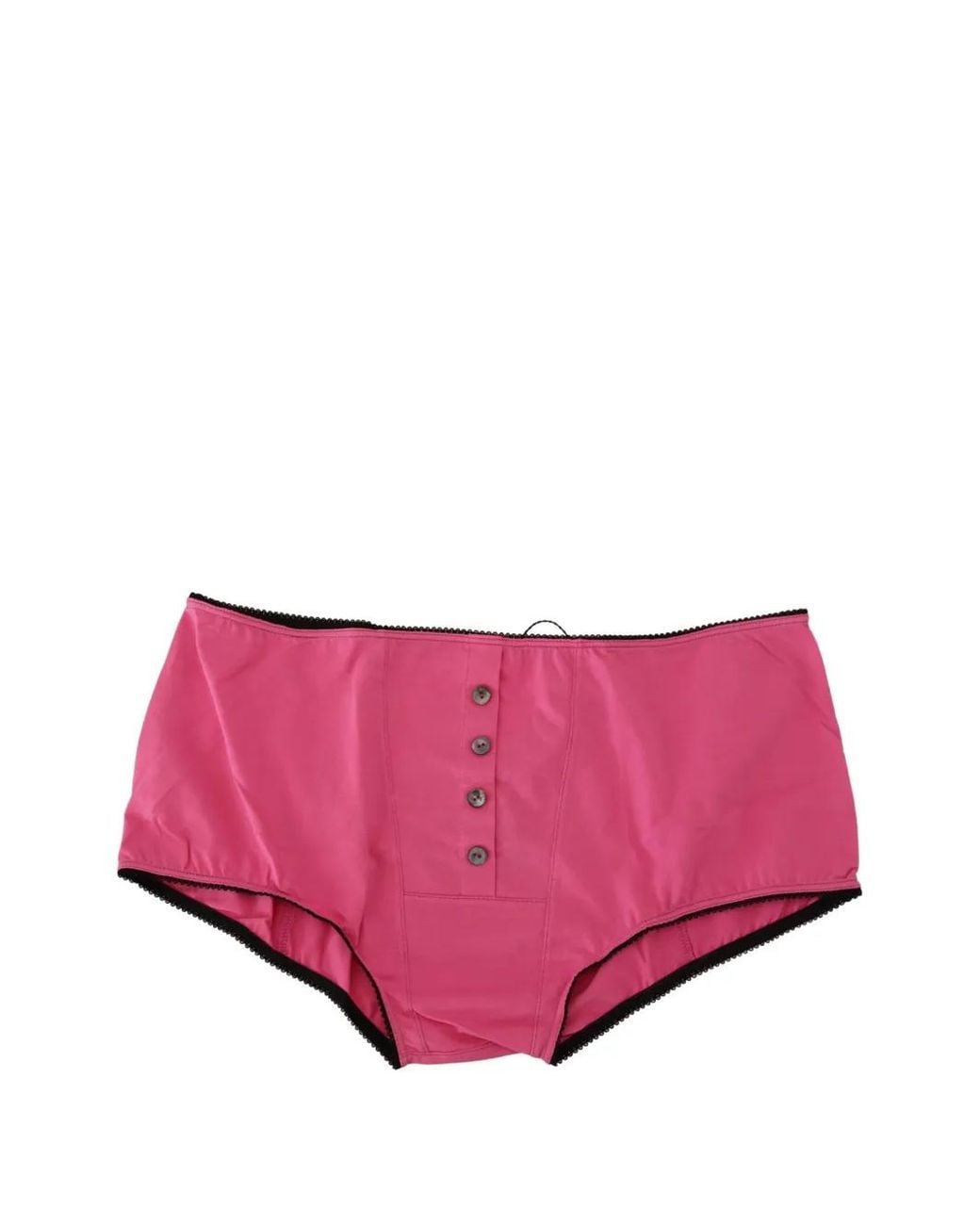 John Galliano Pink Button-Front Underwear