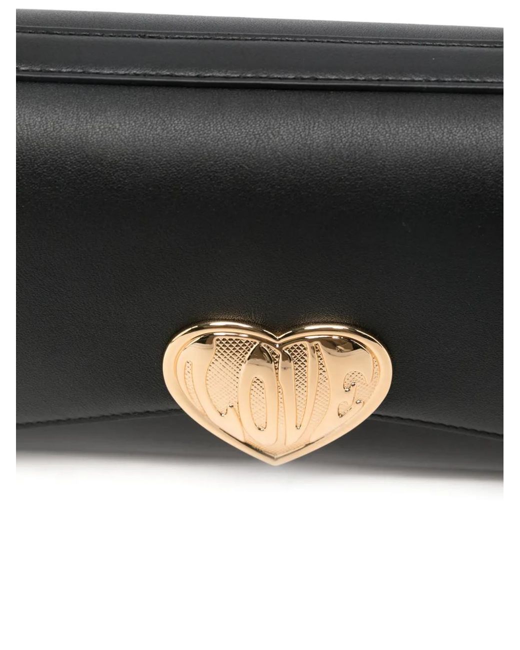 Love Moschino Black Heart Tote Bag