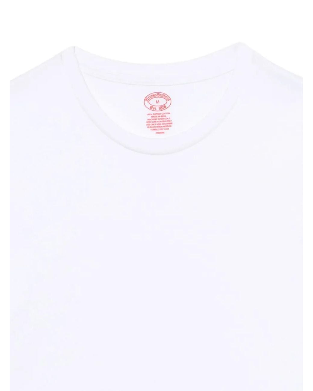 Brooks Brothers White Crew-Neck Cotton T-Shirts (Set Of Three) for men