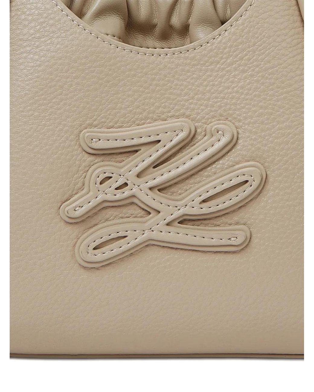 Karl Lagerfeld Natural Mini Sac À Main K/Autograph