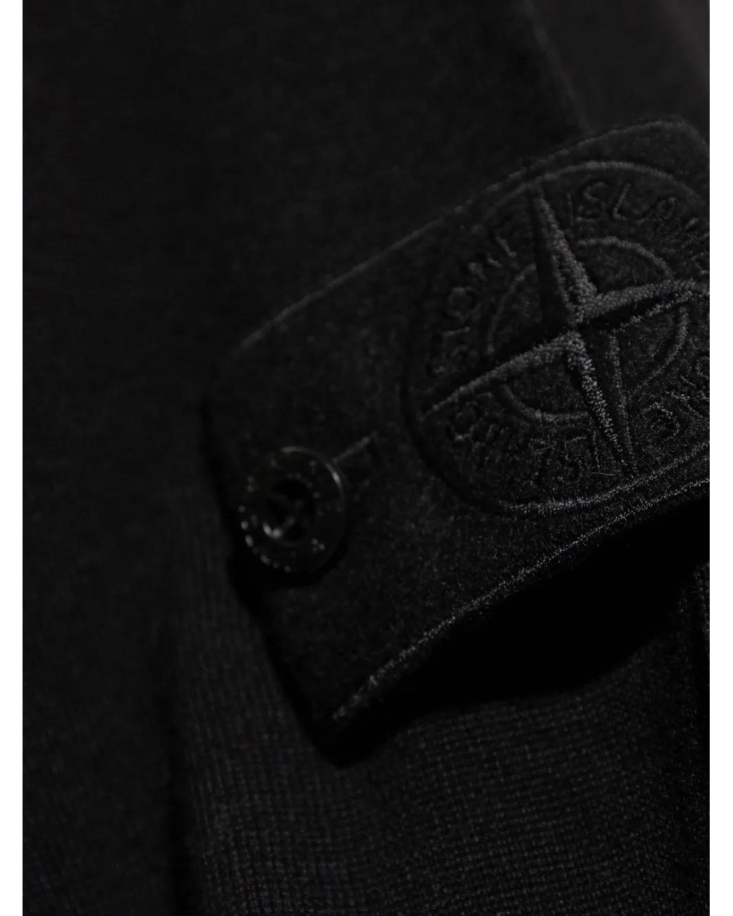 Stone Island Black Sweater for men