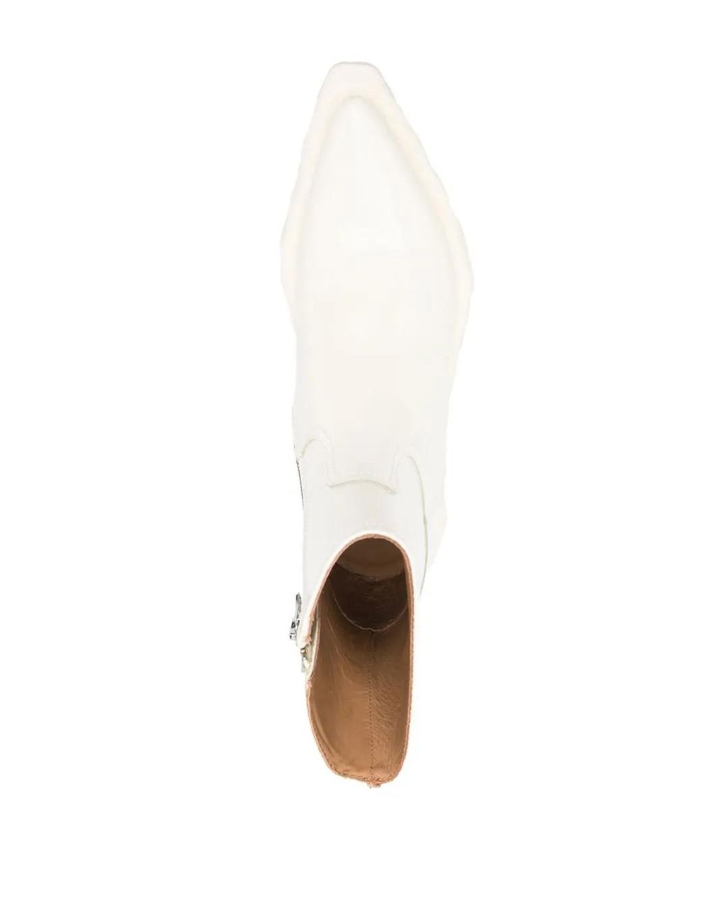CAMPERLAB White Venga Leather Ankle Boots