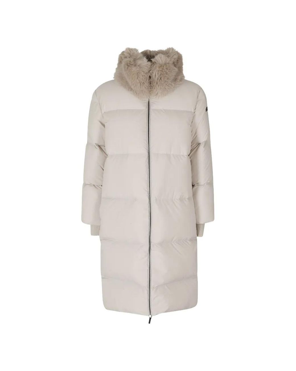 Rrd White Fly Tubic 18 Trim Padded Parka Coat