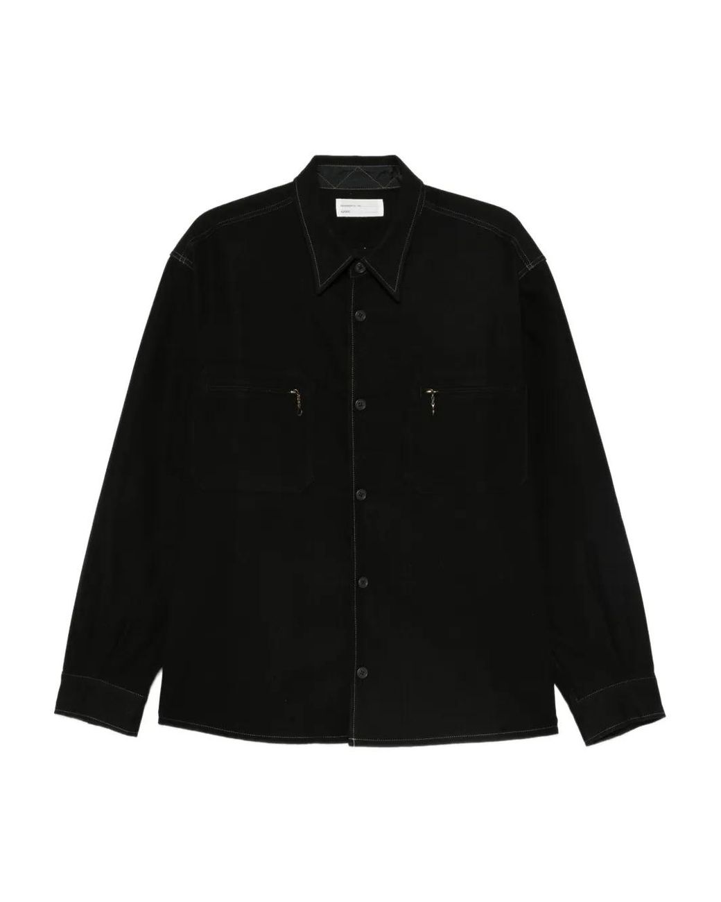 Chimala Black Point-Collar Shirt for men