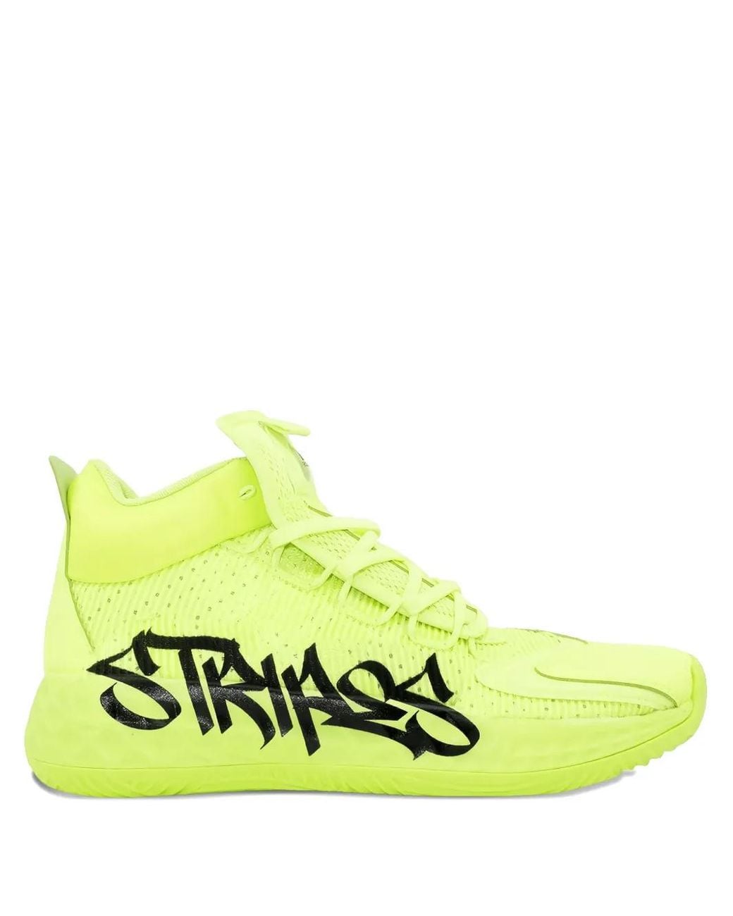 Adidas Yellow Pro Boost Mid Sneakers