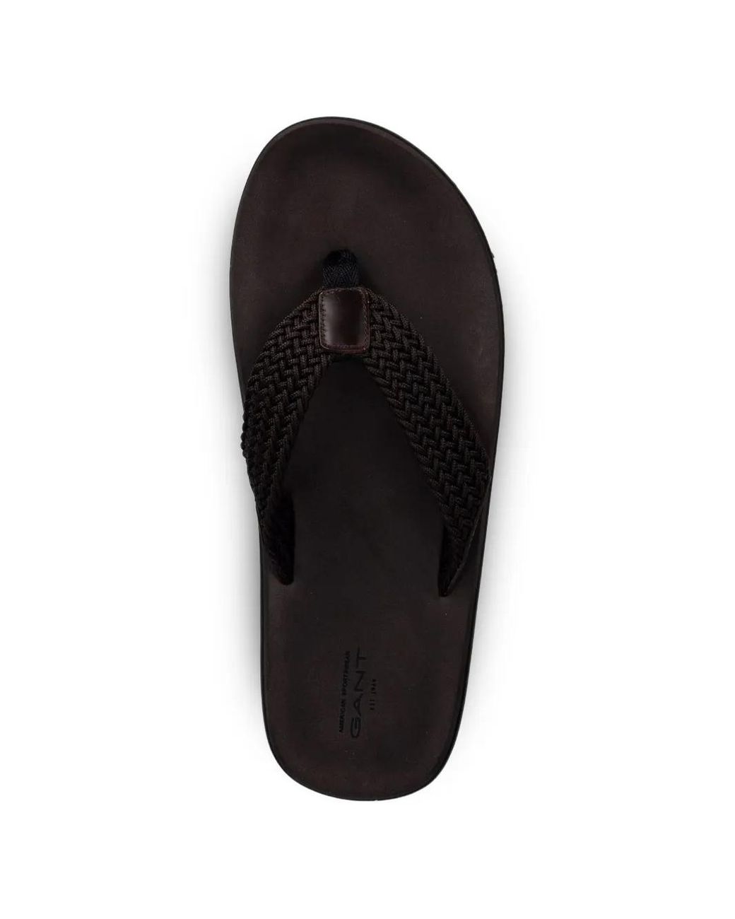 Gant Black Woven Flip-Flops for men