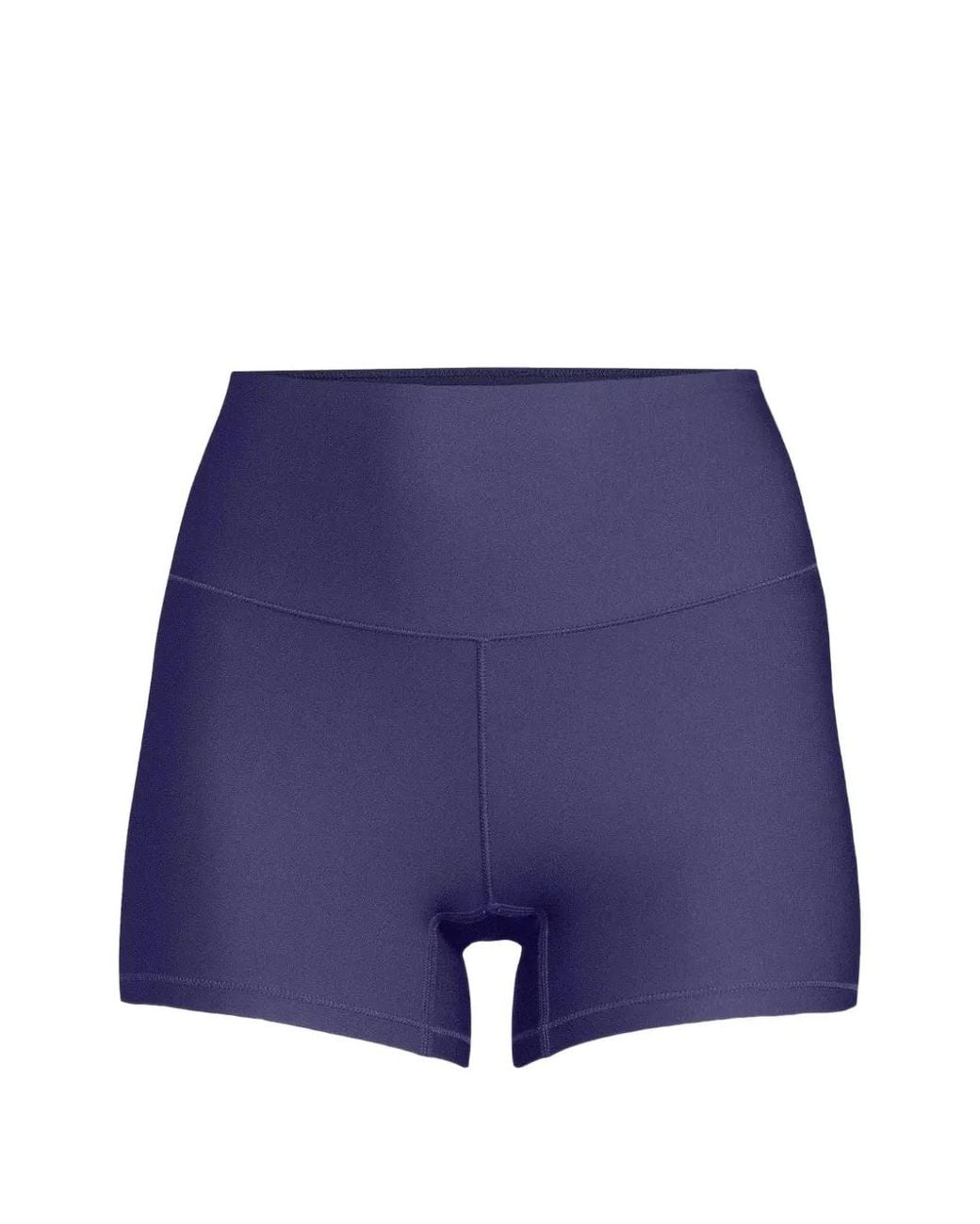 Casall Blue Logo-Print High-Waisted Shorts