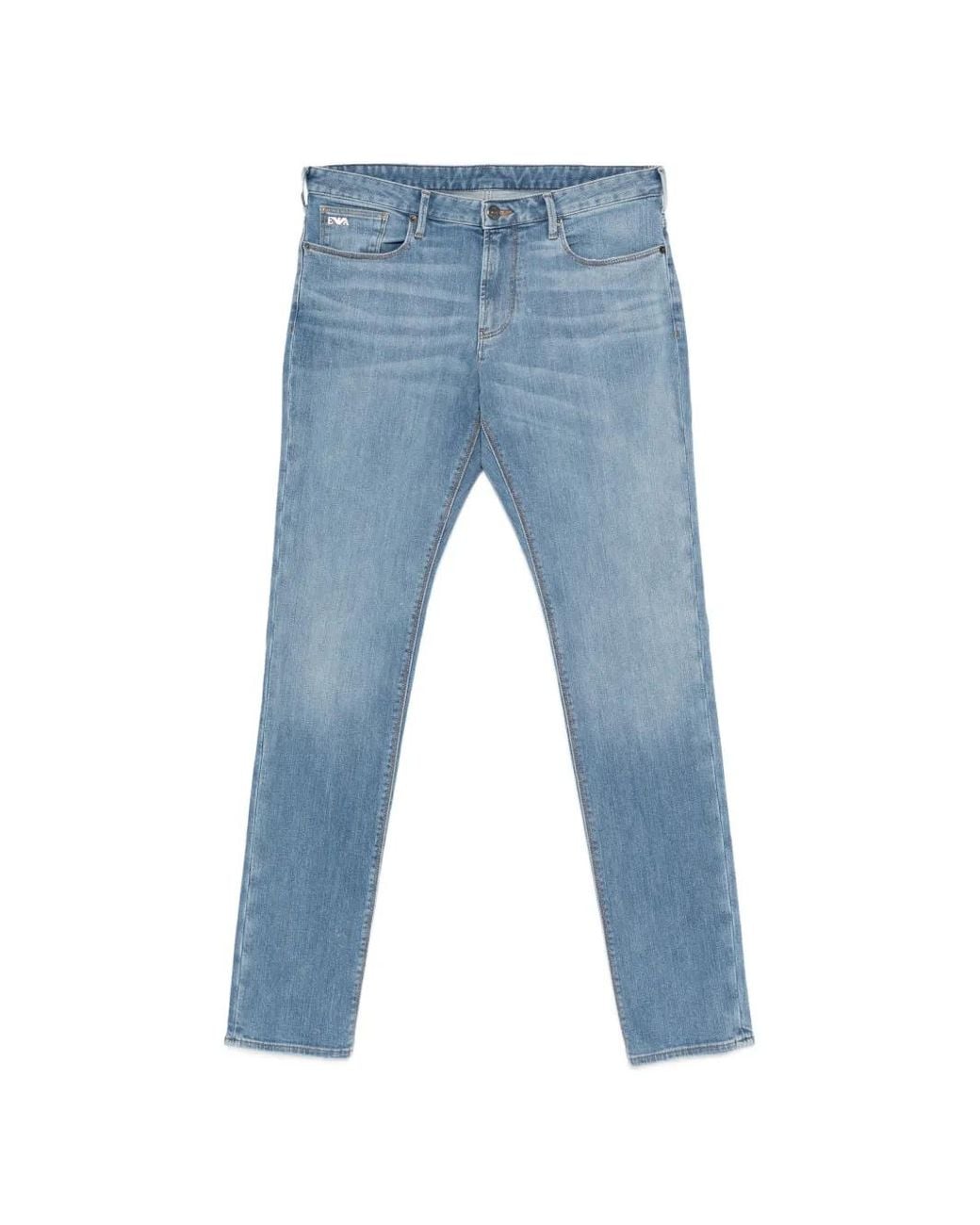 Emporio Armani Blue Denim Cotton Jeans for men
