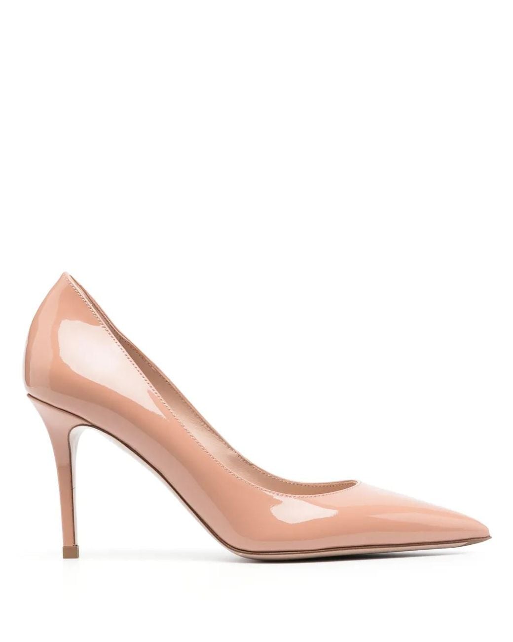 Le Silla Pink Eva 90Mm Patent Leather Pumps