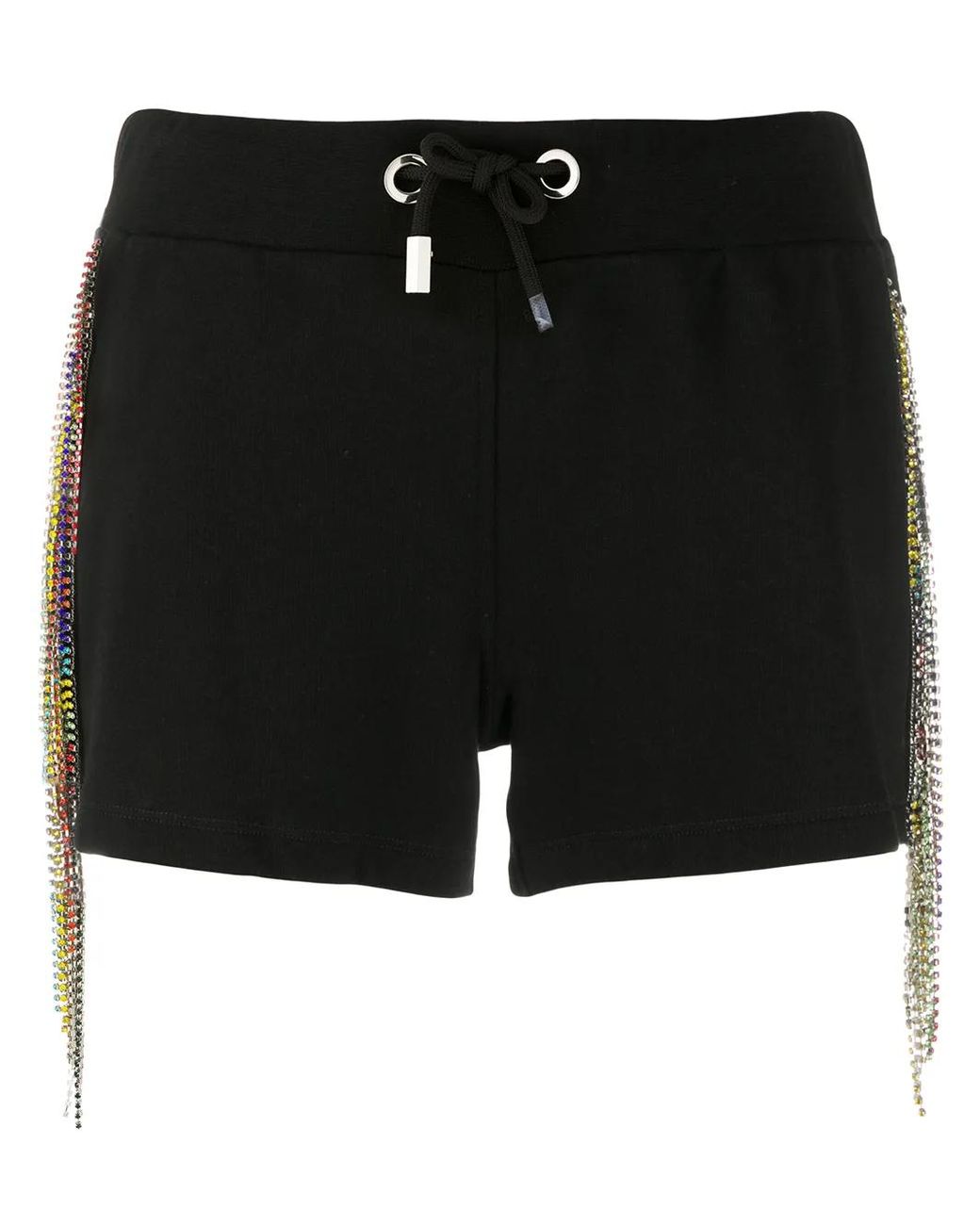 Philipp Plein Black Logo Drawstring Shorts