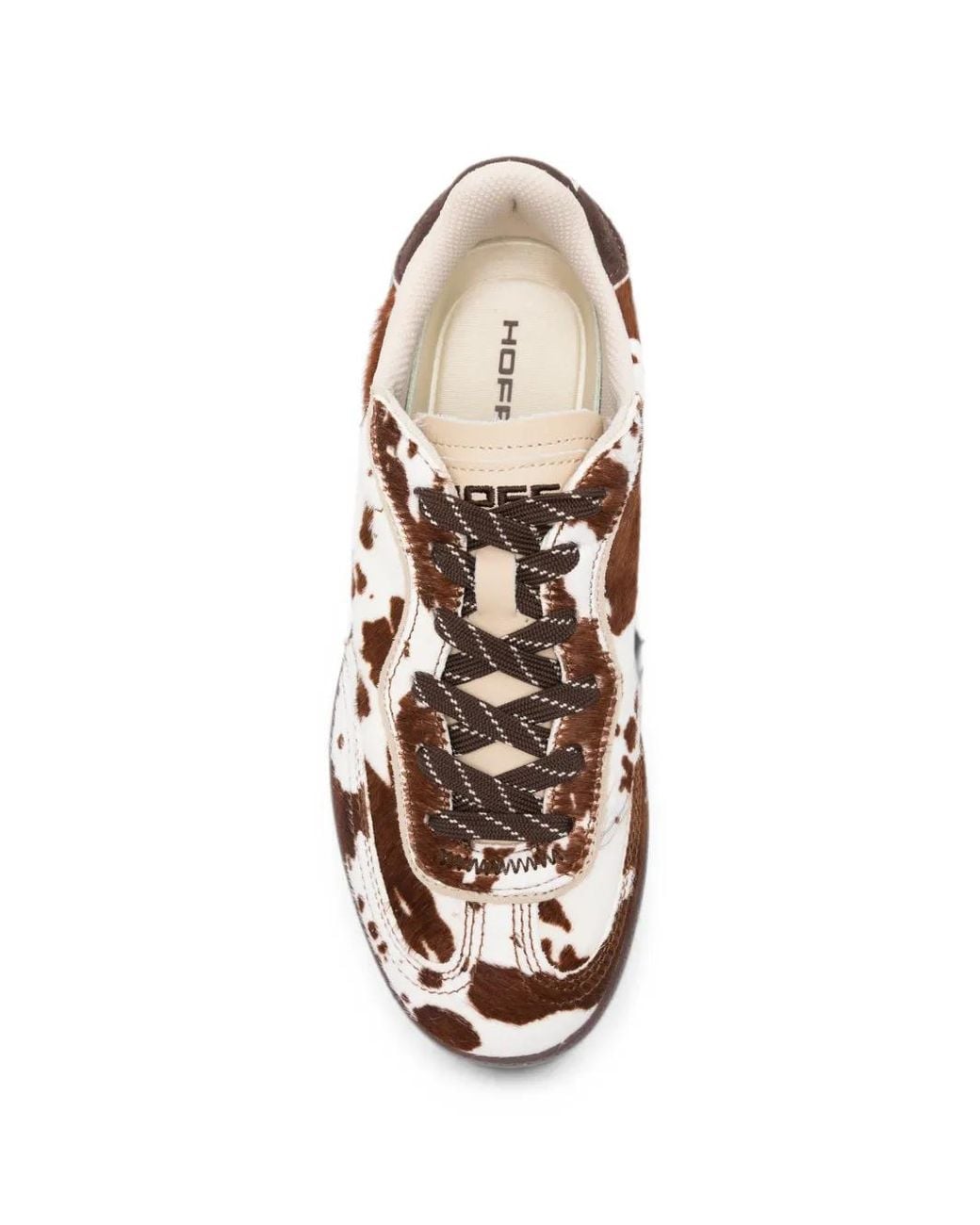 HOFF Brown Park Cow-Print Sneakers