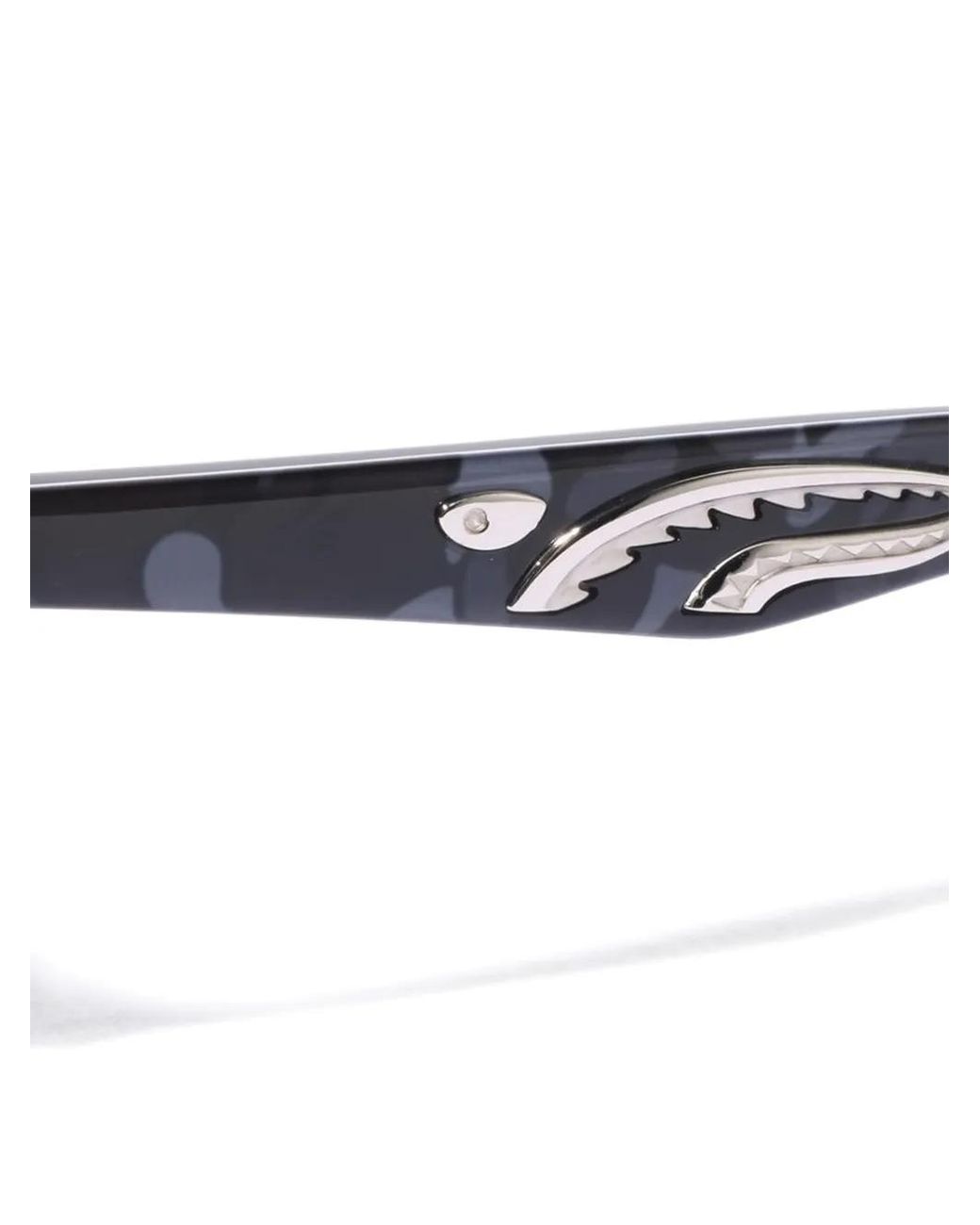 A Bathing Ape Eckige Sonnenbrille Mit Tempeldetail in Black für Herren