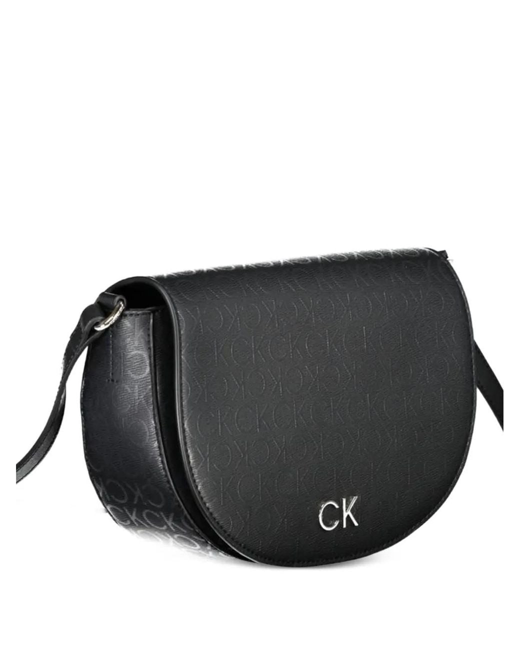 Calvin Klein Gray Monogram Shoulder Bag