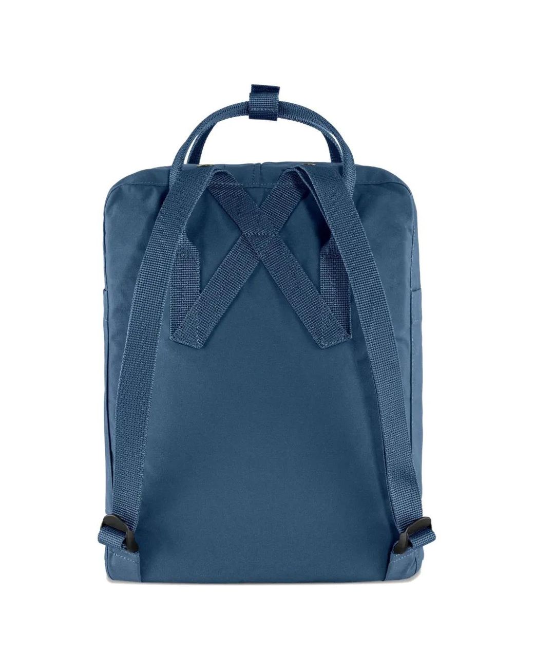 Fjallraven Blue Kånken Logo-Patch Zip Backpack