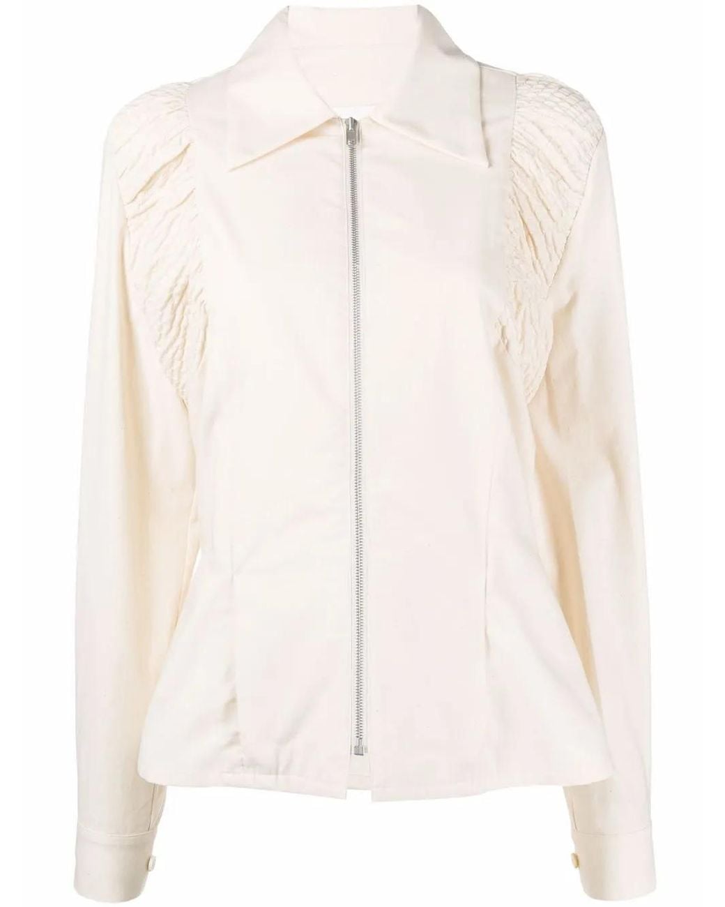 Maison Margiela Multicolor Ruched-Detail Shirt