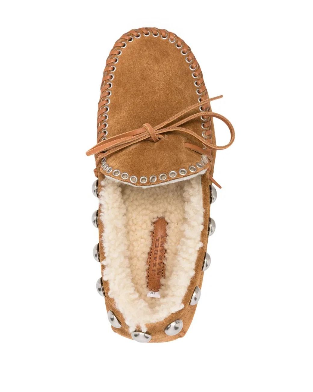 Isabel Marant Brown Camel Suede Fitza Loafers