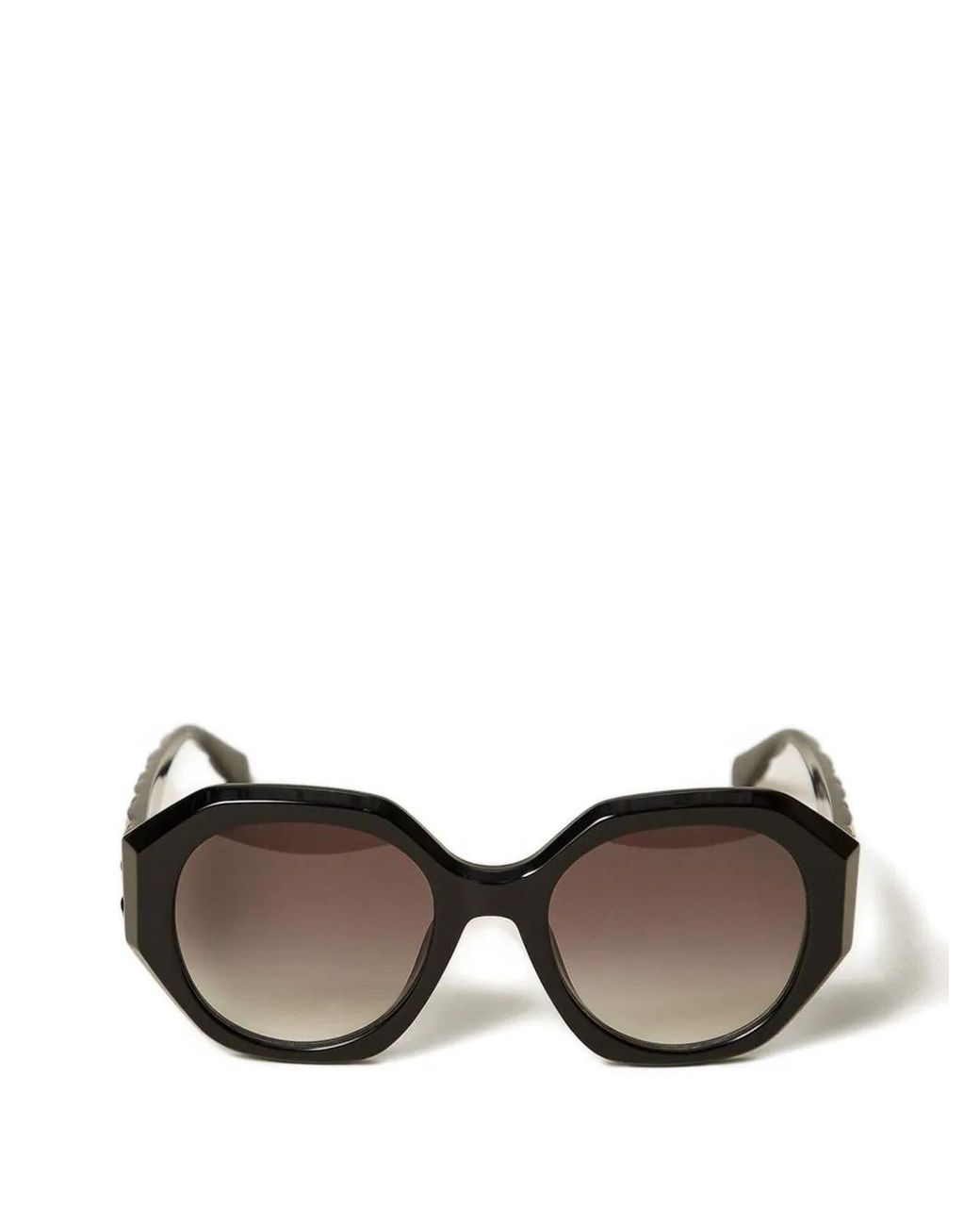 Twinset Black Geometric-Frame Sunglasses