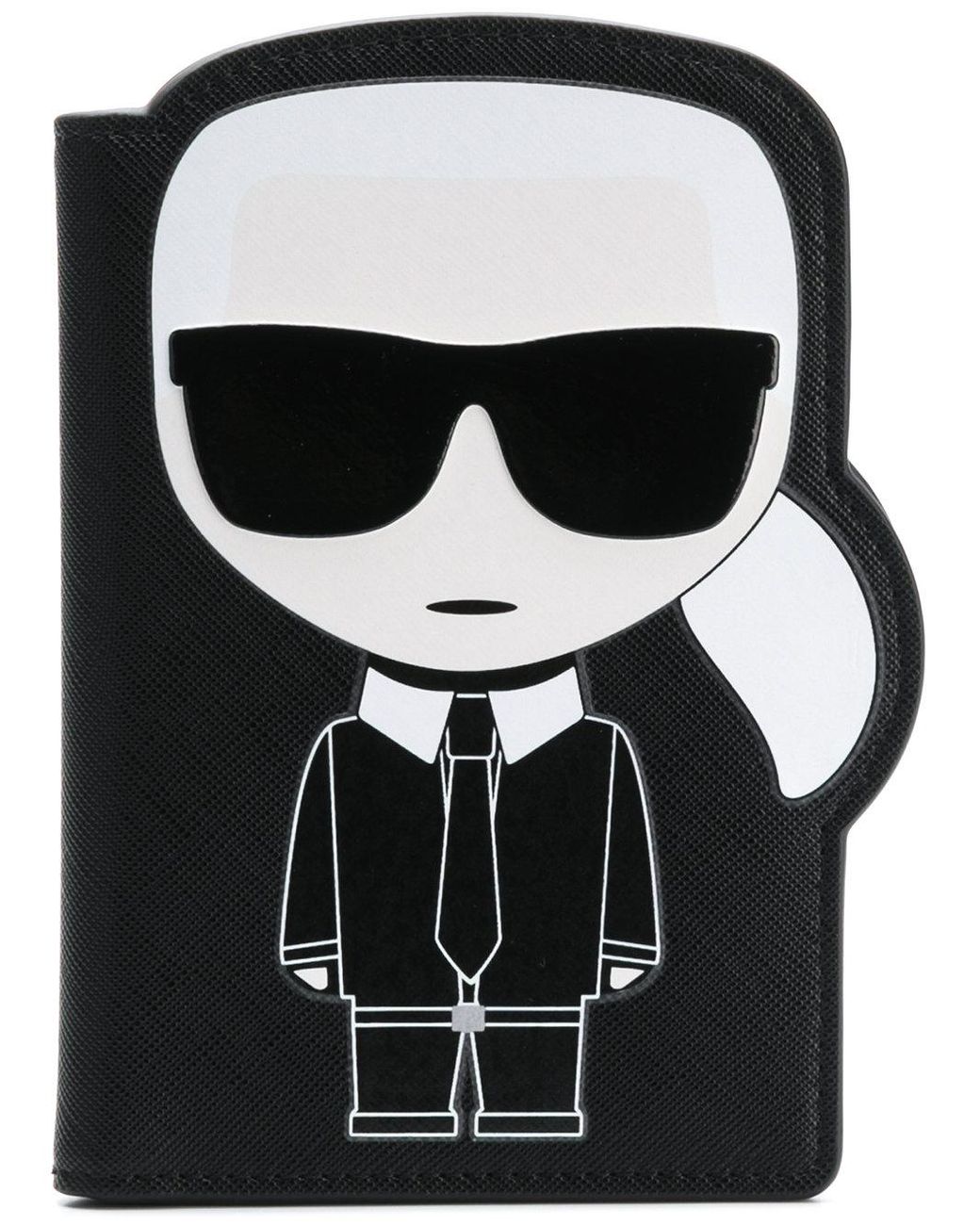 Karl Lagerfeld K/ikonic Karl Passport Holder in Black Save 22 Lyst