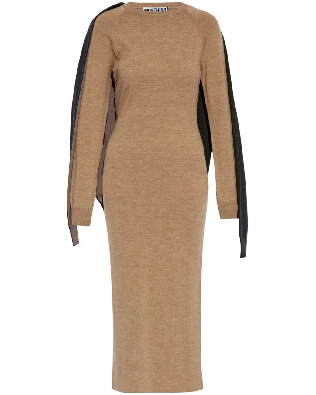 Moschino Natural Wool Dress