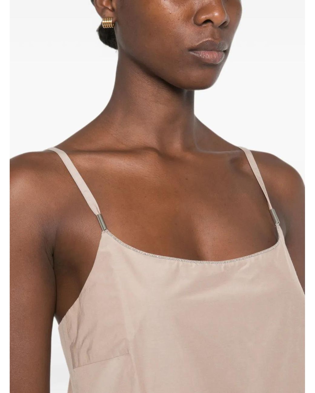 Peserico Natural Pleated Top