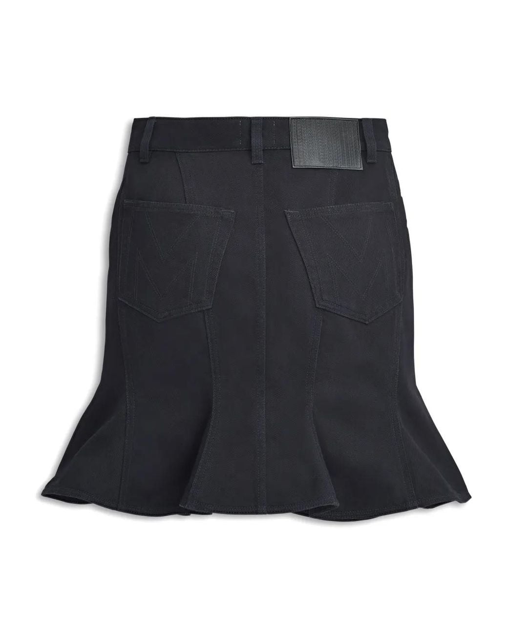Marc Jacobs Gray Denim Cotton Mini Skirt