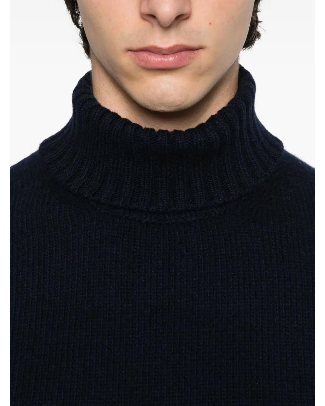 Fedeli Pullover Mit Rollkragen in Black für Herren
