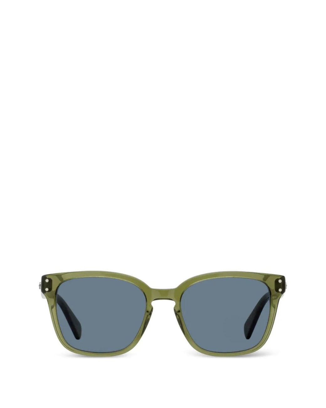 Ferragamo Eyewear Blue Lunettes De Soleil À Monture Rectangulaire for men