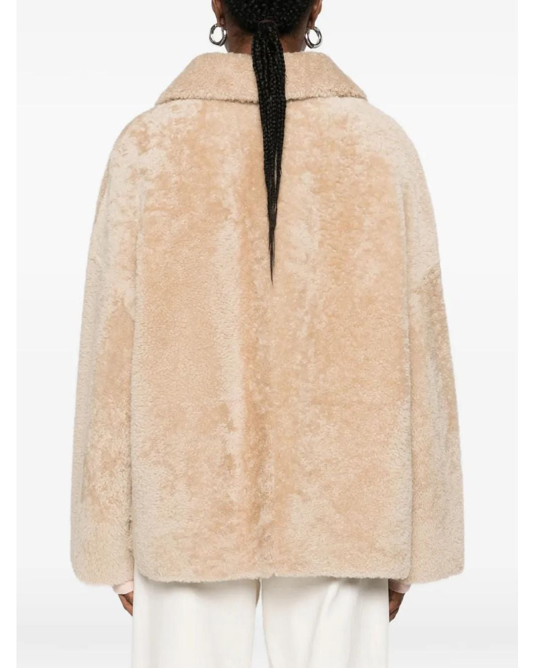 Arma Natural Isabella Reversible Shearling Coat