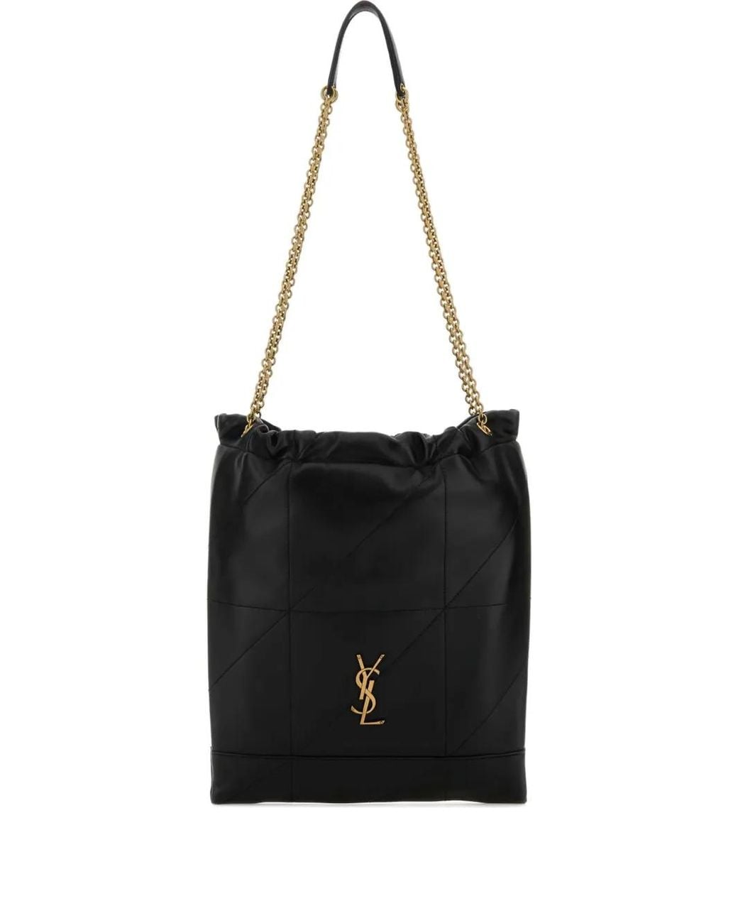 Saint Laurent Black "Jamie Pochon" Bucket Bag