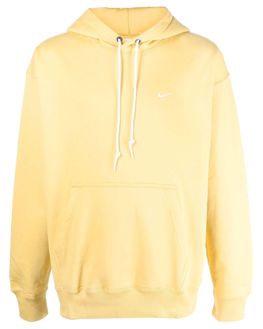 Nike Solo Swish Drawstring Hoodie in Yellow for Men | Lyst Australia