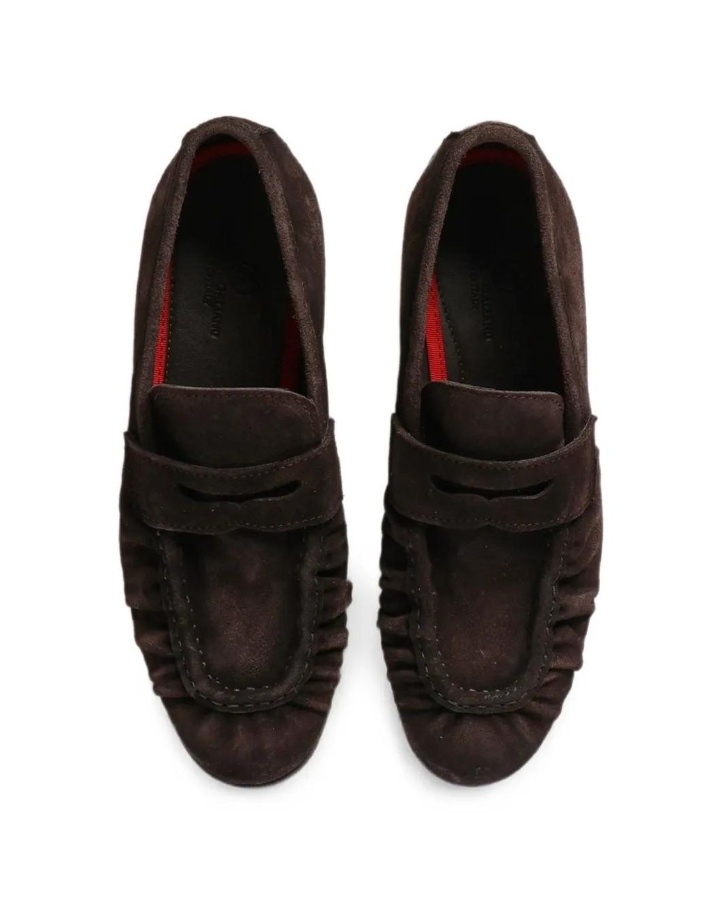 Giuliano Galiano White Jacob Ruched Loafers for men