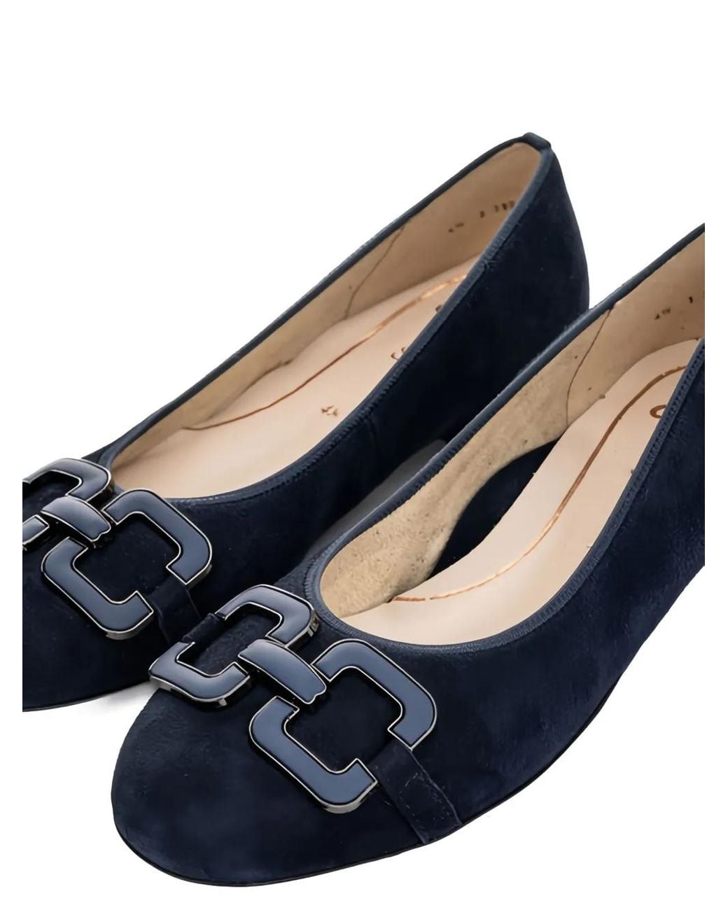 Ara Blue Siena Ballet Flats