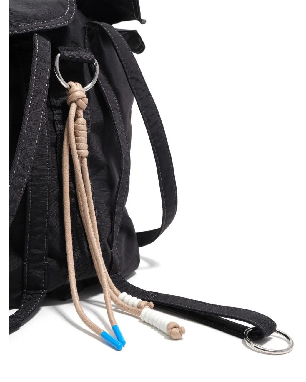 Bimba Y Lola Black Large Petal-Shaped Bag