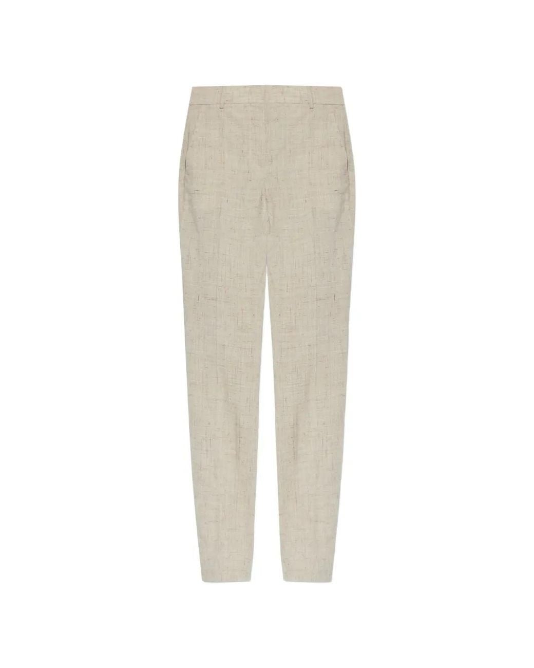 Moschino Cropped Broek in het White