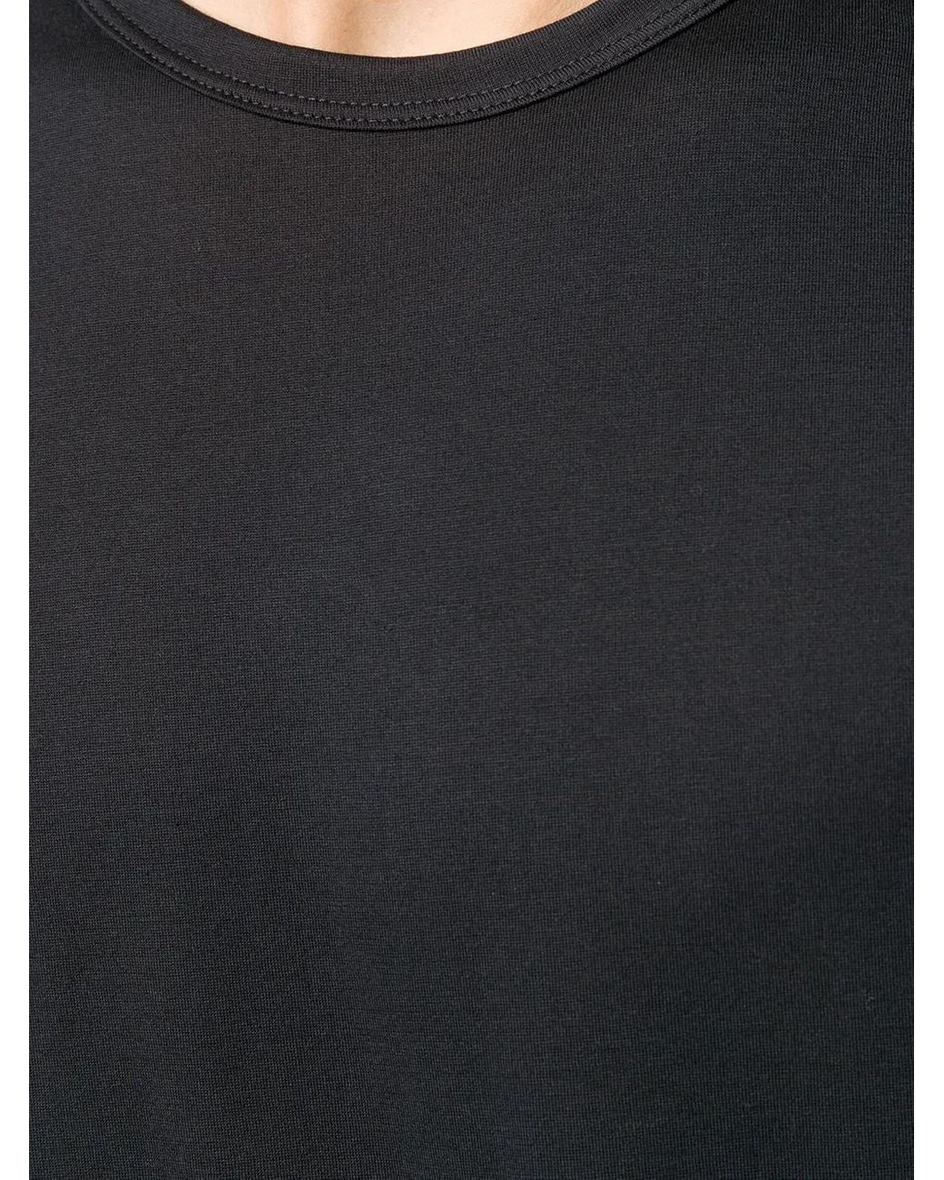 Sunspel Black Classic Crew-Neck T-Shirt for men