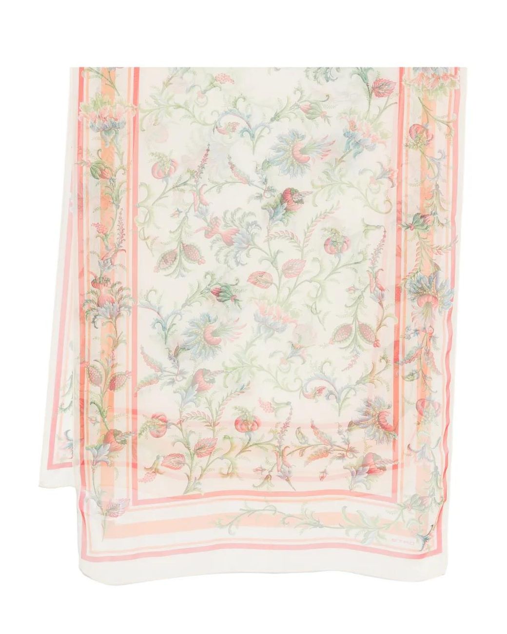 Etro Natural Schal Aus Seide