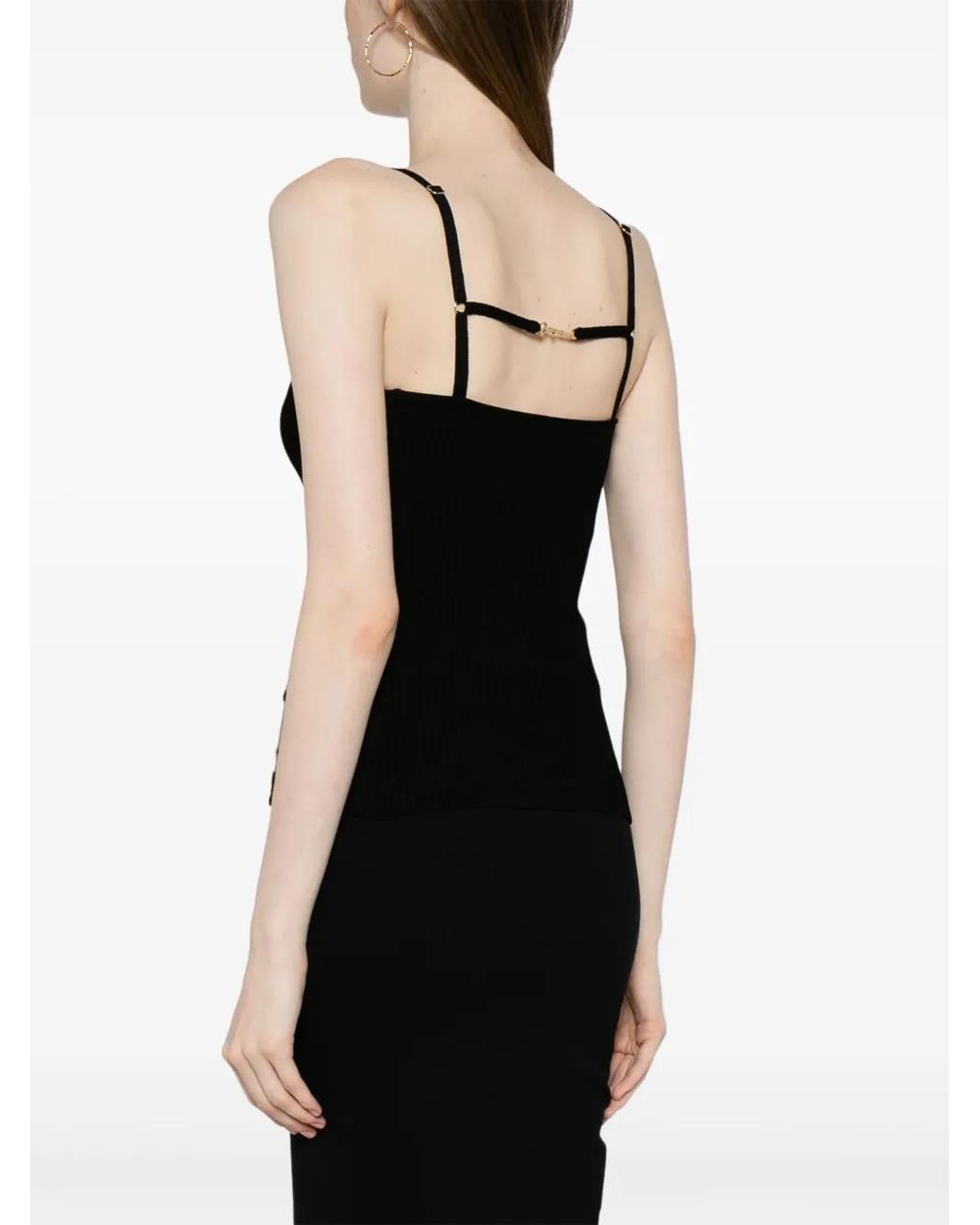 Jacquemus Black Le Haut Sierra Ribbed Tank Top