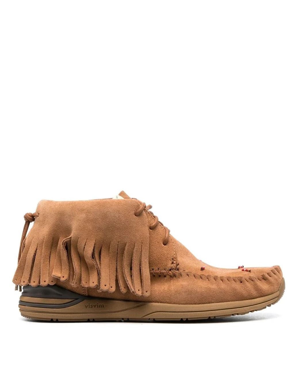Visvim Brown Fbt Shaman Folk Boots for men