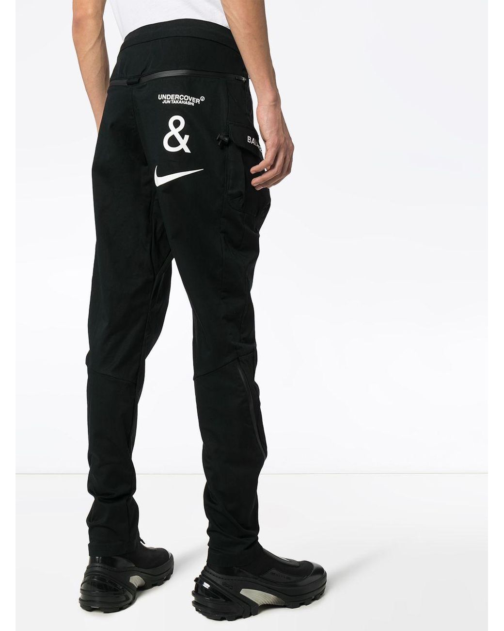 Nike X Undercover Tapered Trousers in Black for Men | Lyst
