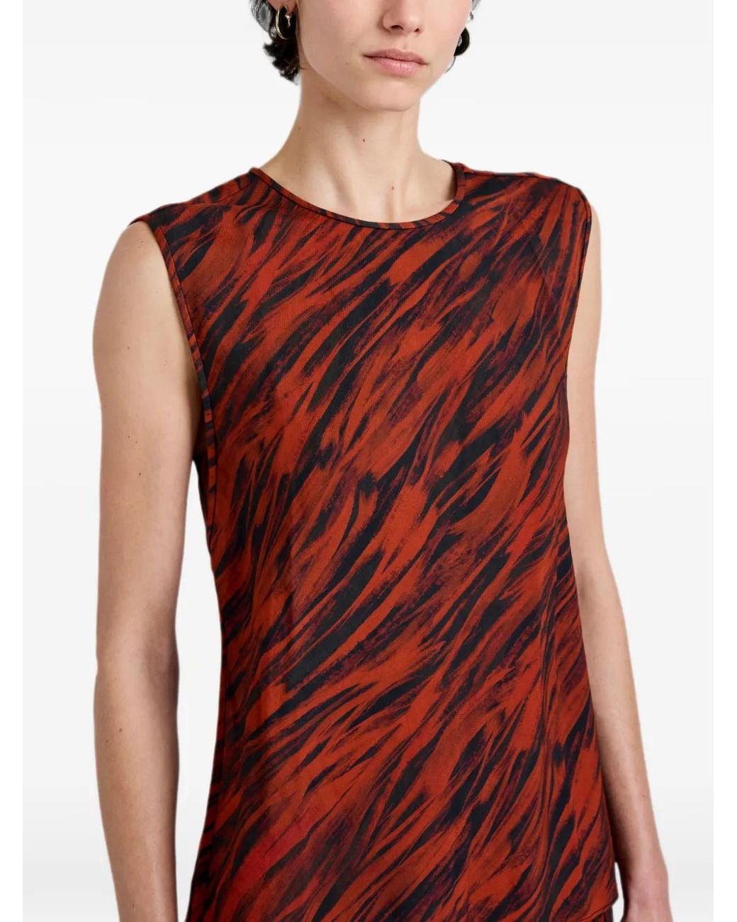 Proenza Schouler Red Megan Top