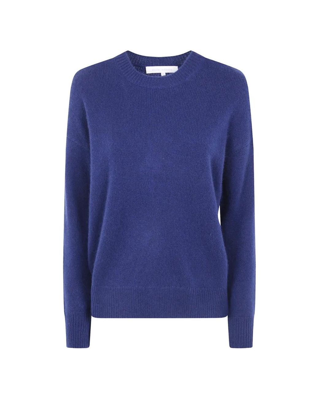 ABSOLUT CASHMERE Blue Crew-Neck Drop-Shoulder Sweater