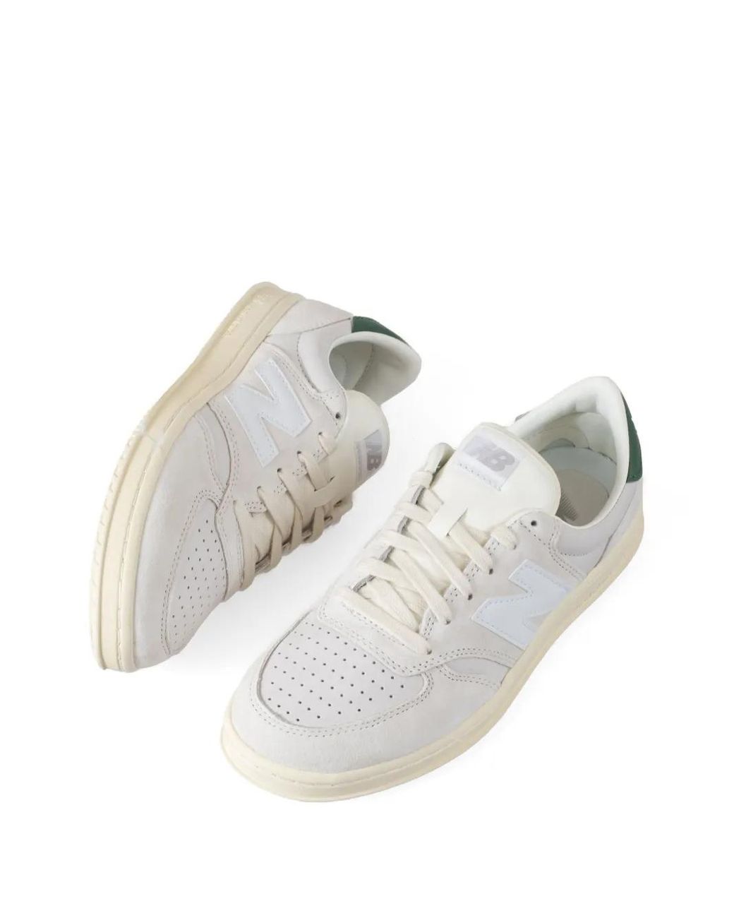 New Balance White T500 Sneakers