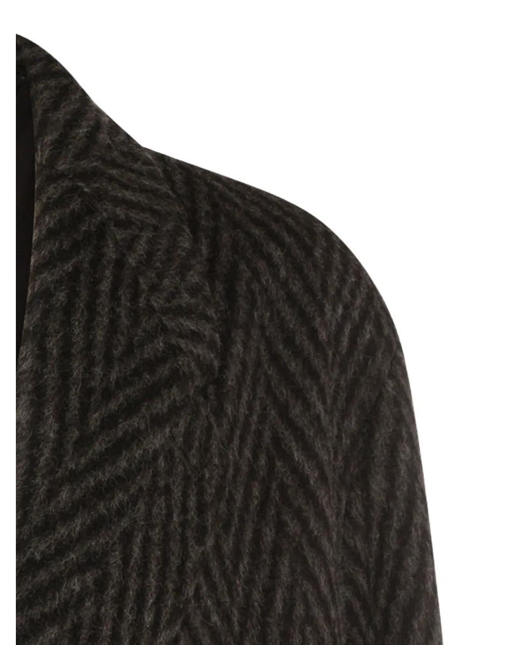 Abrigo Con Doble Botonadura Hevò de hombre de color Black