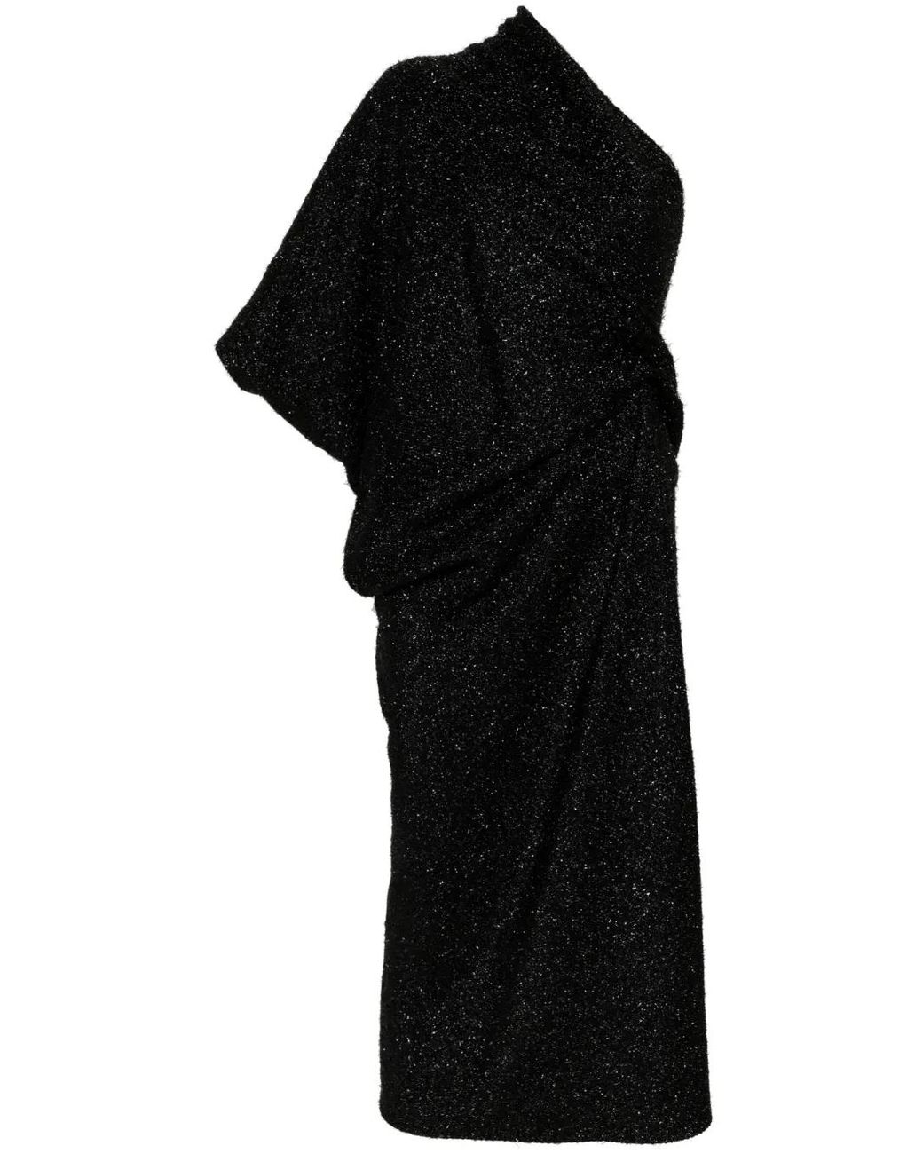 The Row Black Dorota Midi Dress