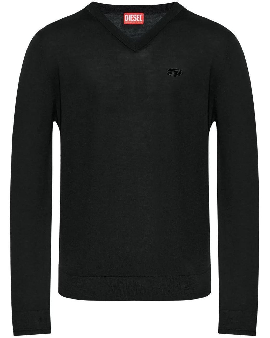 DIESEL Black K-Verim Sweater for men