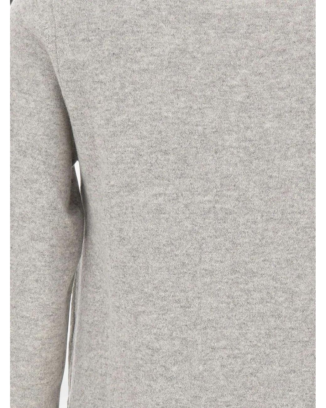 Kangra Gray Side-Slit Sweater